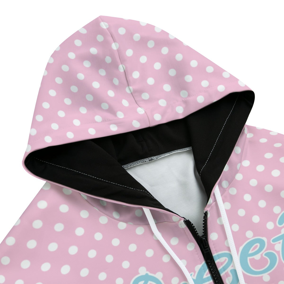 NEW Pinkie HORSE So Sweet polka dot zip up- cotton/ poly/ elastane