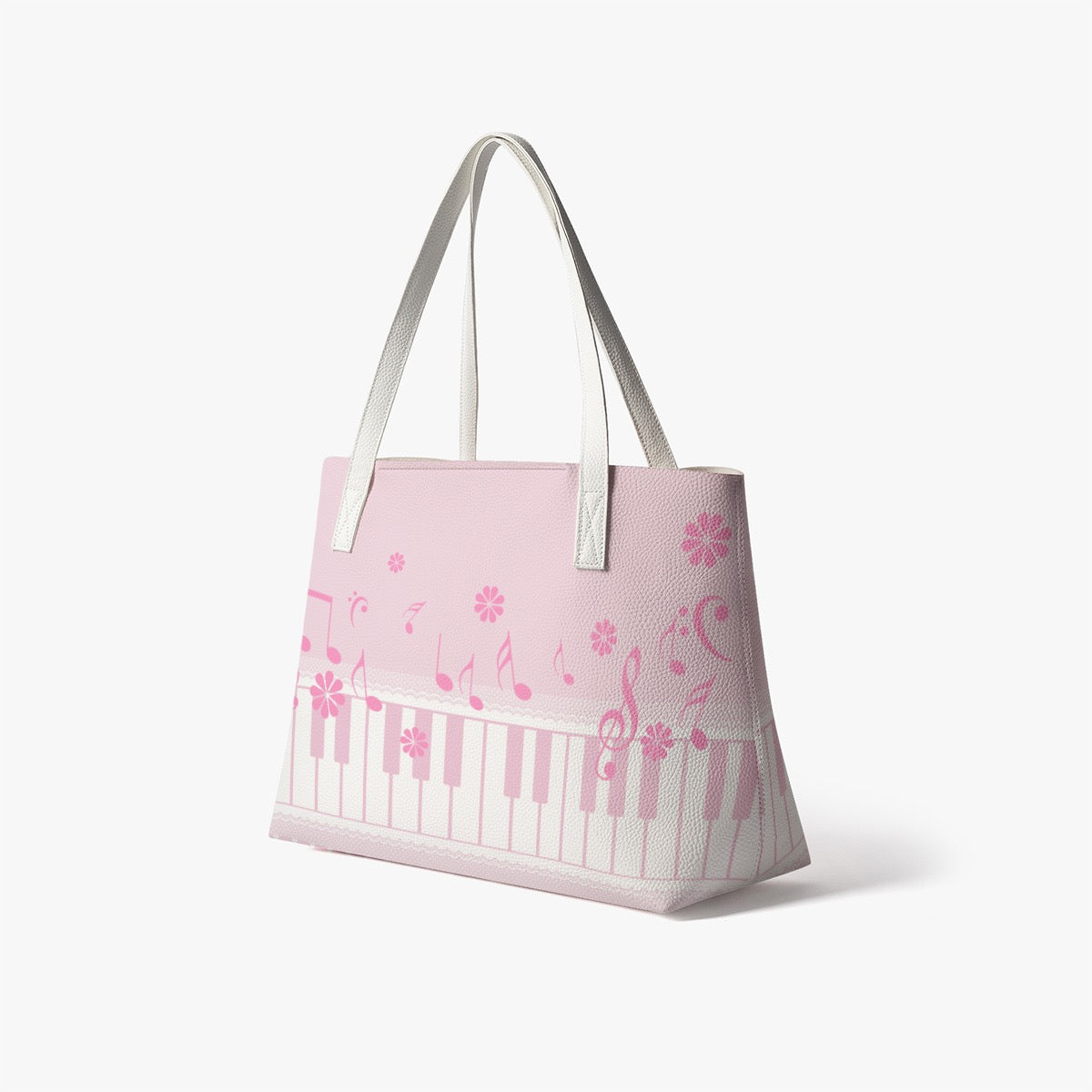 Pink Piano Sweet Lolita Faux Leather Tote