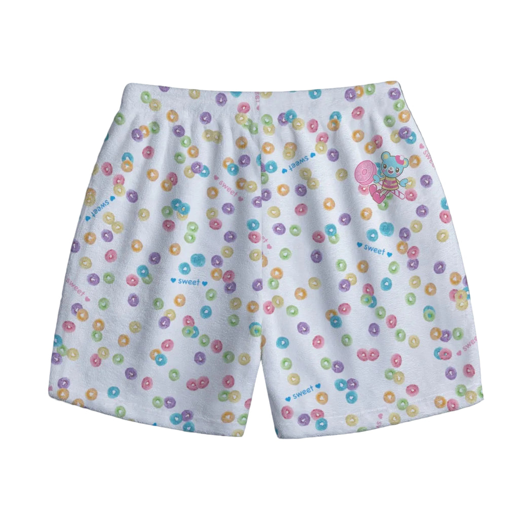 Lifesaver Cereal Sweet Fleece Shorts
