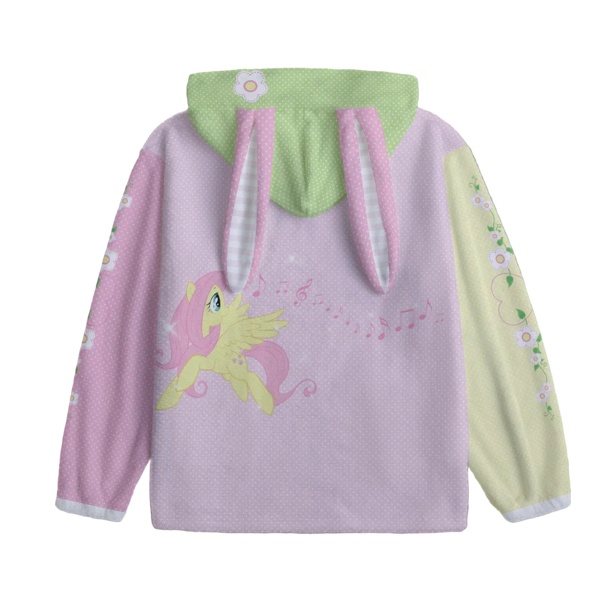 Bee Kind Flutter HORSE Bunny Plush Hoodie
