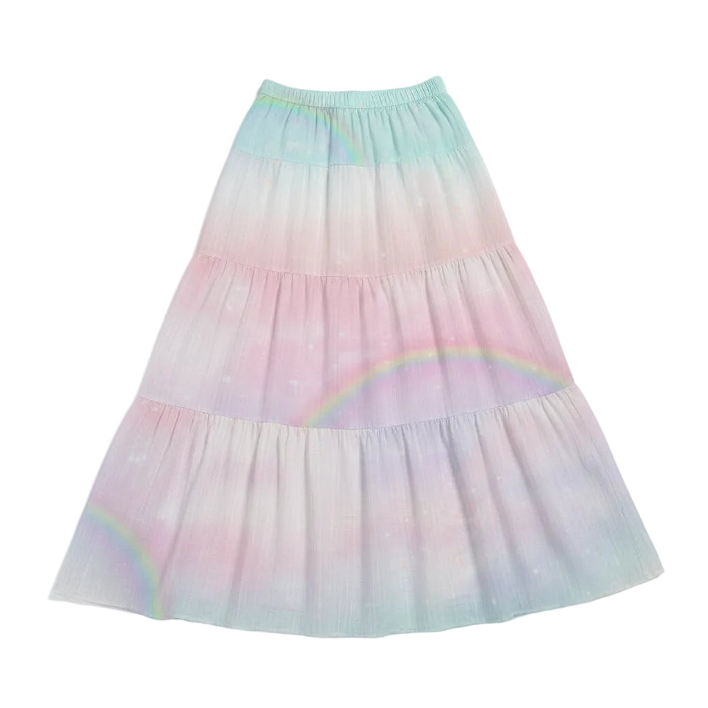 Pastel Rainbow Fairycore Skirt