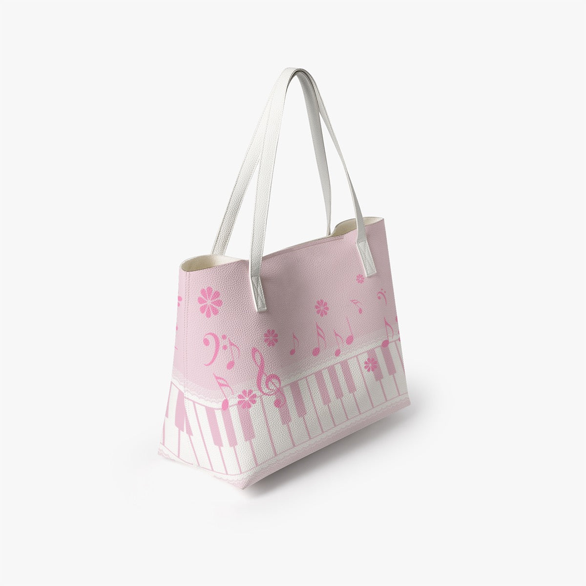Pink Piano Sweet Lolita Faux Leather Tote