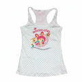 Mezzo Girl Blue Polka dot Bunny Tank Top