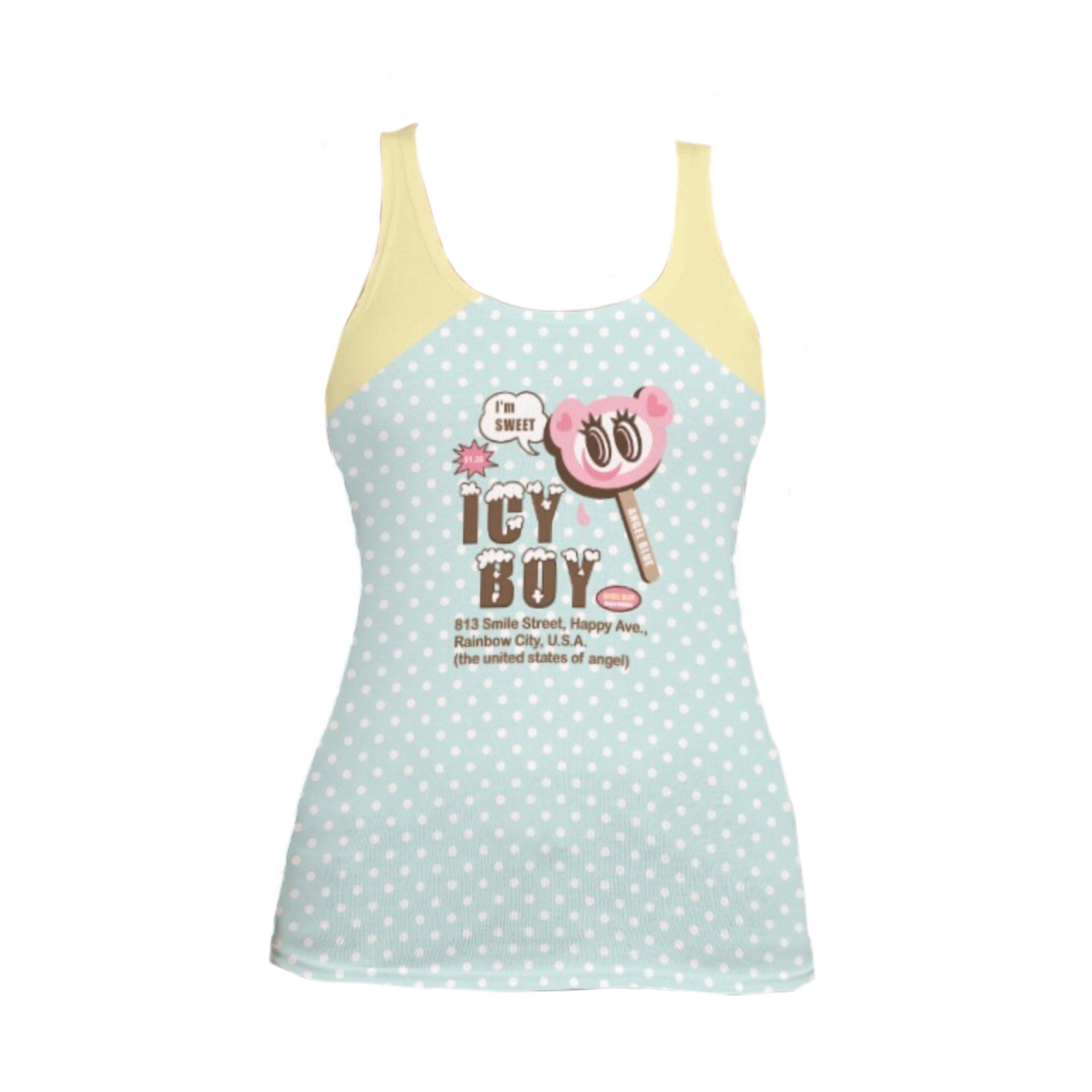 Icy Boy Polka Dot Cutecore Tank
