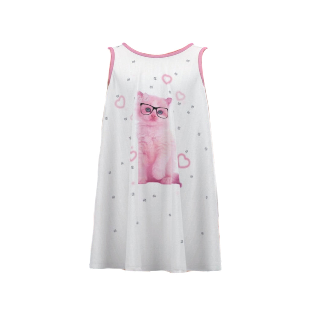 2014 Pink Kitty Tumblr Long Top