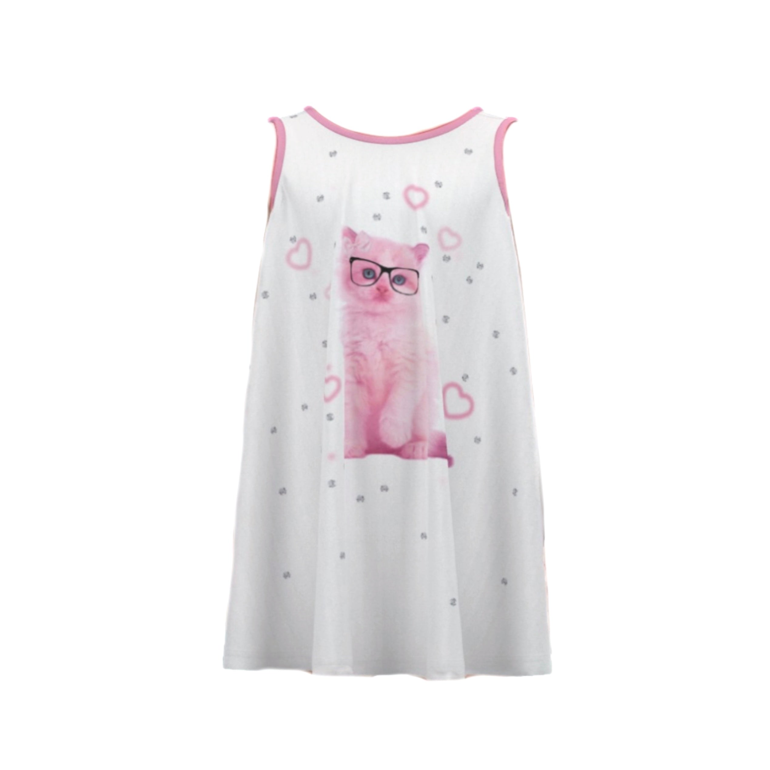 2014 Pink Kitty Tumblr Long Top